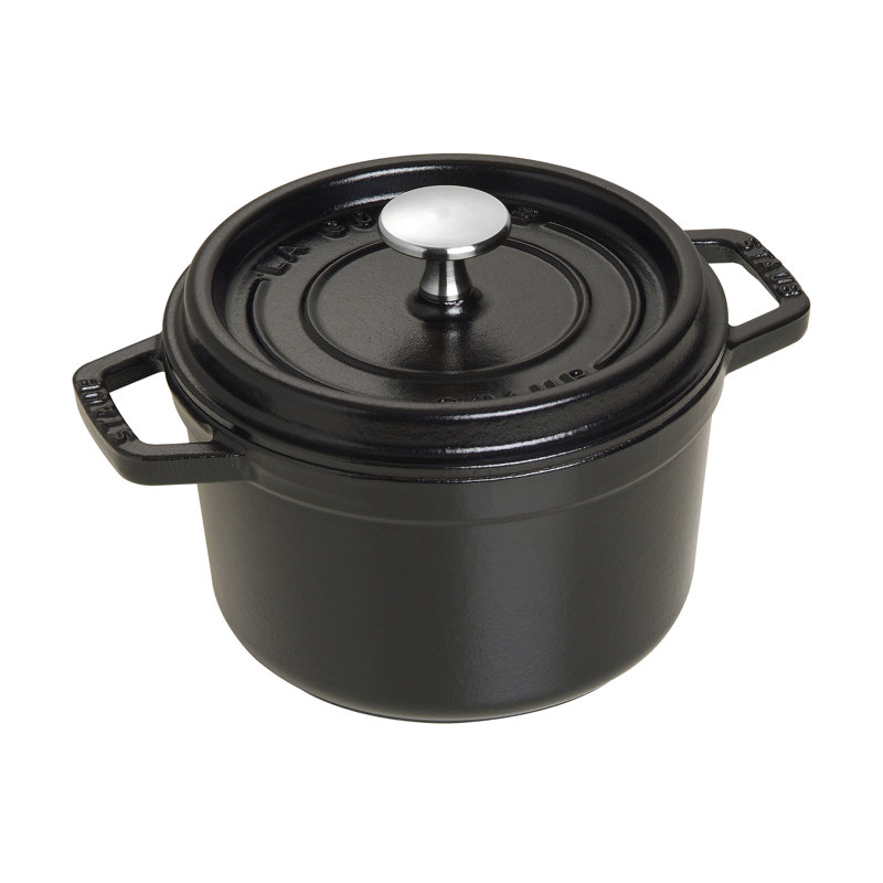 Staub Cast Iron 1.25 Qt. Round Dutch Oven & Reviews Wayfair